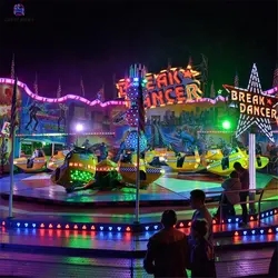 Great item cheap amusement park attraction electric rotary crazy break dance rides for sale