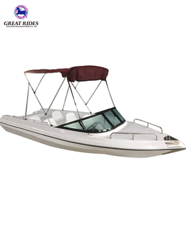 17.6 feet yacht 8 seats fiberglass 538 fishing speed boat for sale