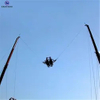 Luna park thrilling vertical amusement rides jumping machine extreme slingshot bungee ride for sale