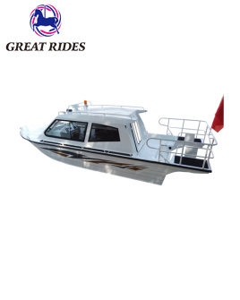 Water Equipment Aluminium High Speed Fishing Boat 20ft Outboard luxury Yachts With Cuddy Cabin 