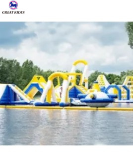 Jumping Castle Obstacle Barrier Amusement PVC Children Float Park Large Inflatable Water Park