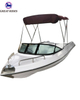 Fiberglass Fishing Boat Electric Motor Cruiser Patrol Hull With BImini 