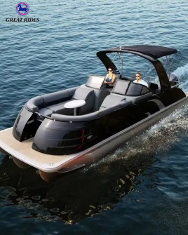 Outboard Engine Luxury Leisure Ships Pontoon House boat Offshore Party Yacht 