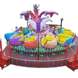 China factory price kids entertainment machine rotary dinosaur eggs turntable amusement rides for sale