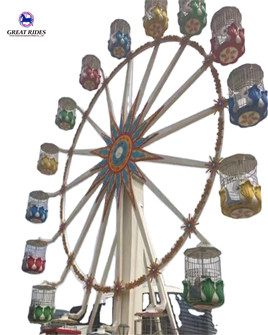 20m high quality magic windmill ferris wheel flower basket cabin for sale