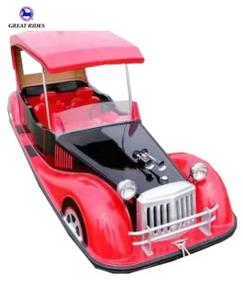 good rental business water park games 4-5 seats kids electric vintage car boats for lake