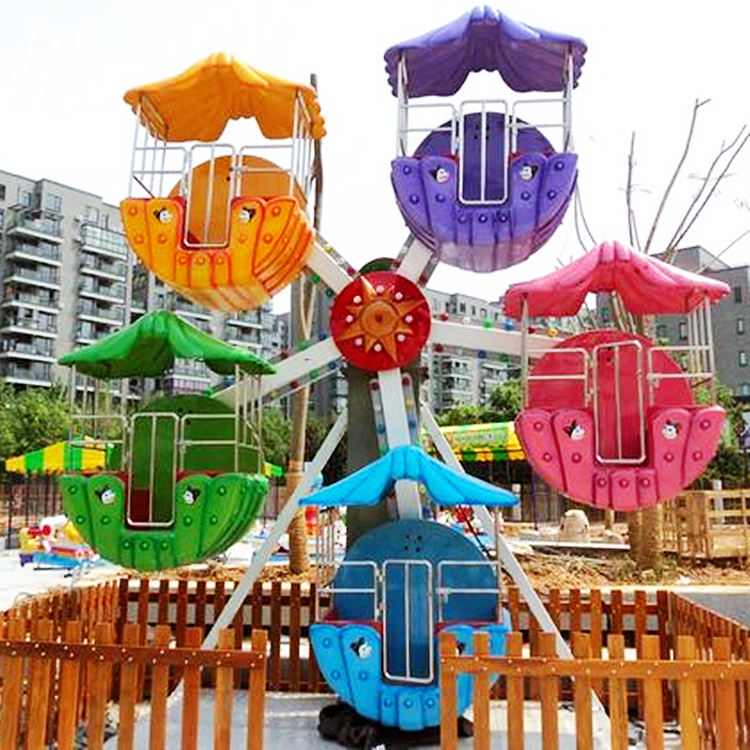 China Professional Manufacturer Amusement Rides 5 Cabins Mini Ferris Wheel for Sale 