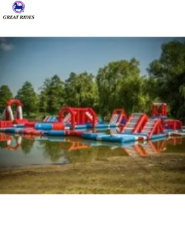 Children Amusement Aqua Park Commercial Big Inflatables Water Park New Inflatable Floating Water Park For Sale