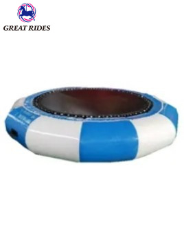 Popular Inflatable PVC Floating Water Park Jumping Island Sea Water Trampoline for Lake River
