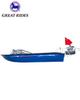 Outboard Engine Speed boat Aluminium 6m 20ft Passenger Vessel Sporty Yachts For Sailing 