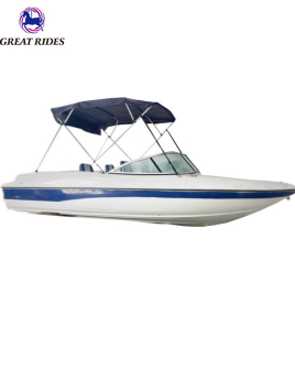 Luxury Leisure Deck Yachts Fiberglass High Speed Boat Electric Motor Cruiser 