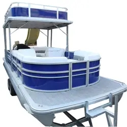 Family Entertainment pontoon boat high quality 30ft 9m Comfortable Fishing Pontoon Boat