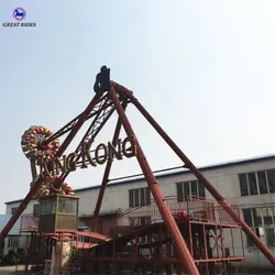 New design outdoor amusement park rides thrilling double big swing pendulum for sale