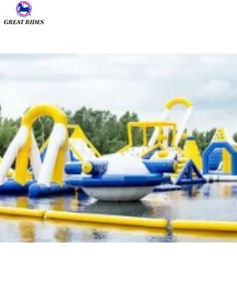 Hot Sale Giant Inflatable Water Slide with Pools Swimming Ball Toys Pools Inflatable Water Park with Pool