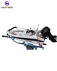Economical 12ft Fiberglass Outboard Engine Small Sport Yachts High Speed Fishing Boat 