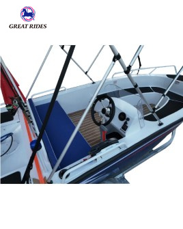 14ft Leisure Cruiser High Speed Sporty Deck Yachts 4.2m Fishing Boat Aluminium Hull