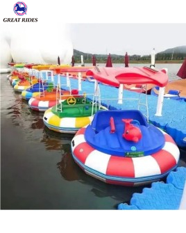 Manufacturer Amusement Park Equipment Attraction Inflatable Water Bumper Boats 