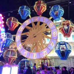 High Quality Amusement Park Rides Children Playground European Clock Mini Ferris Wheel for Sale 