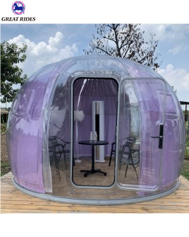 Outdoor Event Clear Waterproof PC Domes Glamping House Transparent Hiking Hotel 