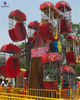 High quality funfair equipment strwaberry style two sides mini ferris wheel for sale