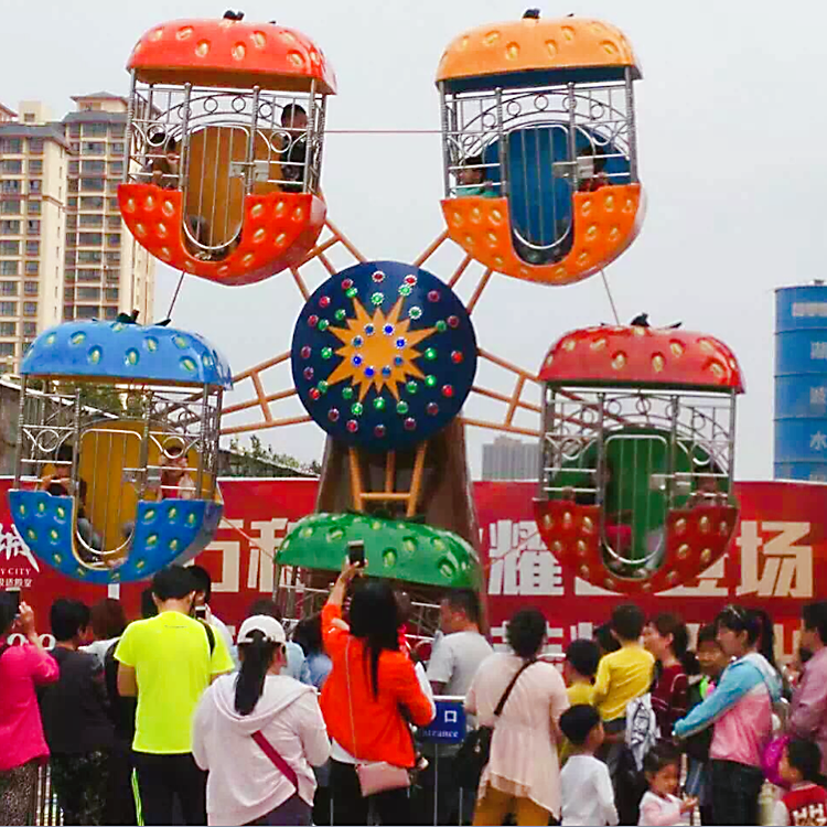 City fun park games children rides double sides 10 seats small ferris wheel for sale 