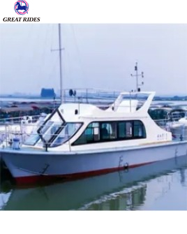 2022 Hot Selling 14.8m/49ft Custom 21-30 Person Fiberglass Passenger Transfer Boats
