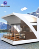 2022 Best Selling 18ft Luxury Aluminium Trimaran Tritoon Party Pontoon House Boat for Sale