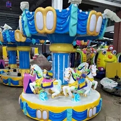 Hot sale fairground amusement equipment mini merry go round carousel for kids